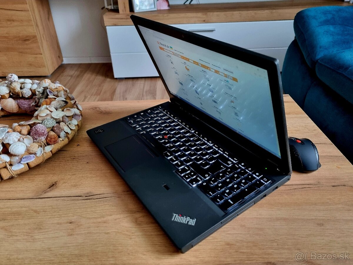 Výkonné LENOVO T540p - 15.6" - W10 - SSD - i5 - 8GB RAM - 5