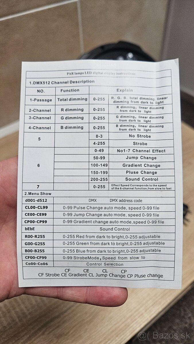 Led par reflektory 60x3W RGB - 5
