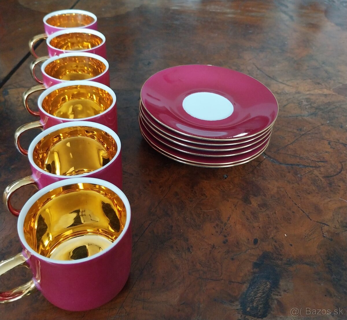 Čajová súprava pre 6 ľudí Carlsbad - československej výroby - 5