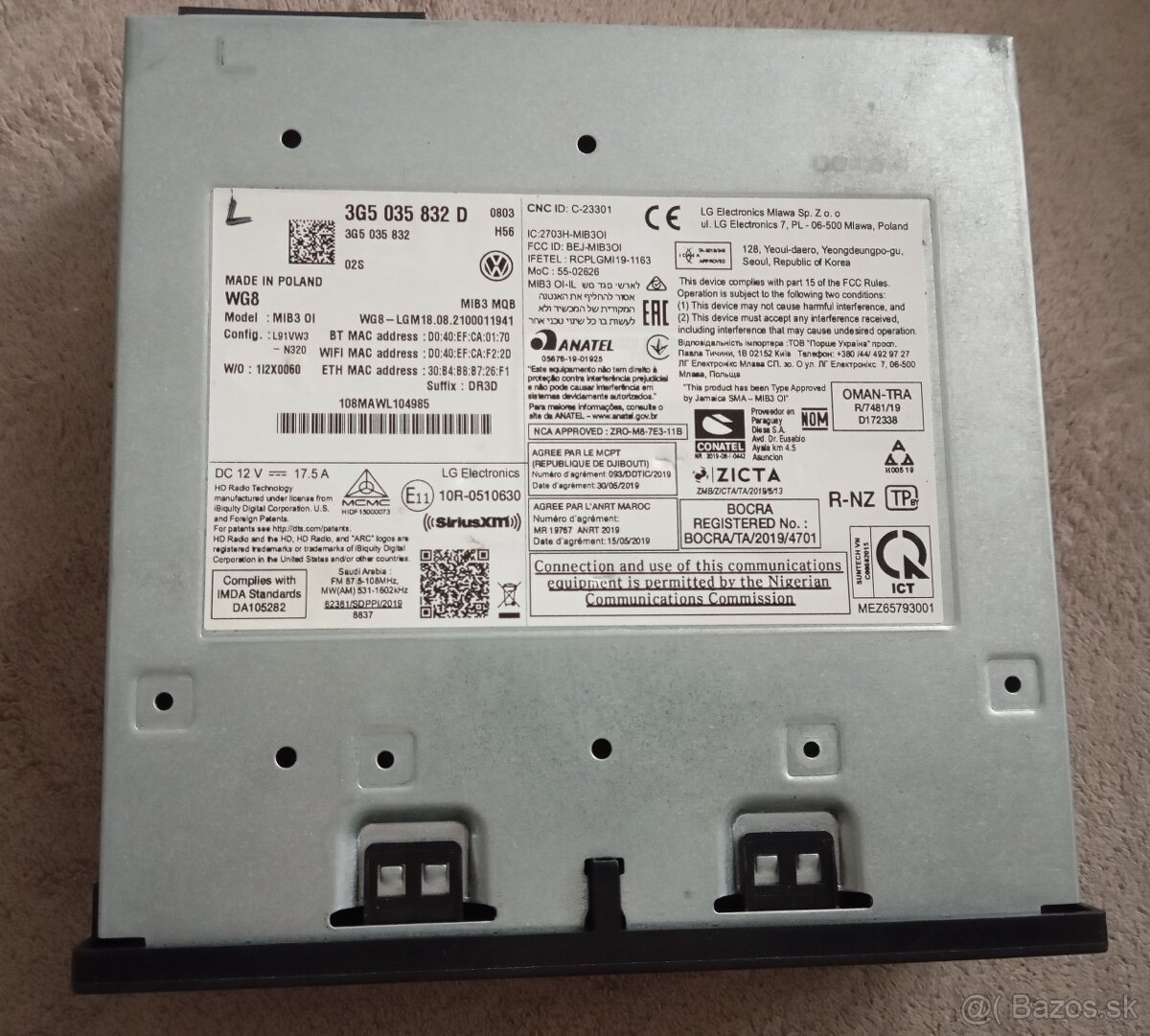 Predám autorádio pre Škoda a Wolksvagen - 5