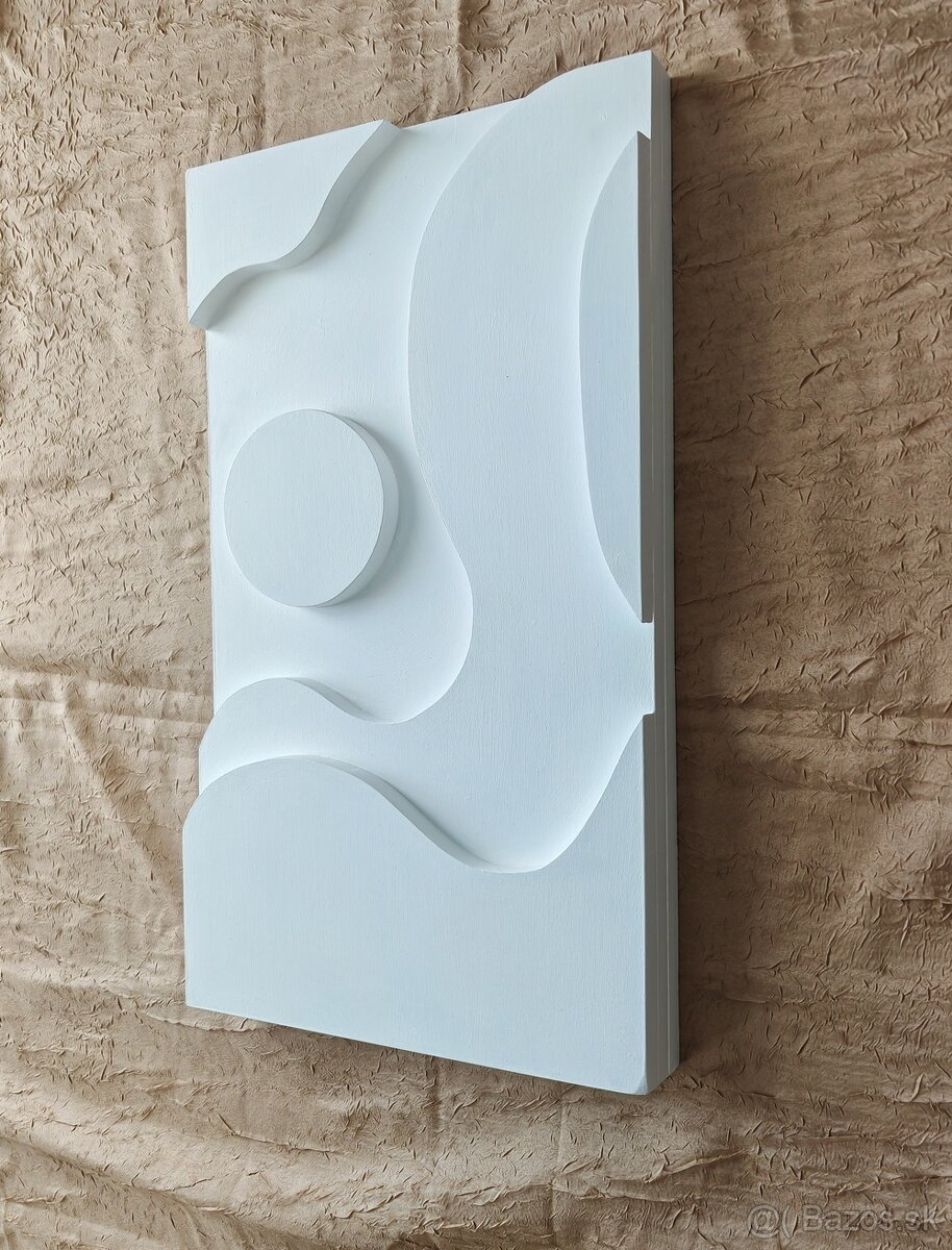 Abstraktný reliéfny obraz - 5