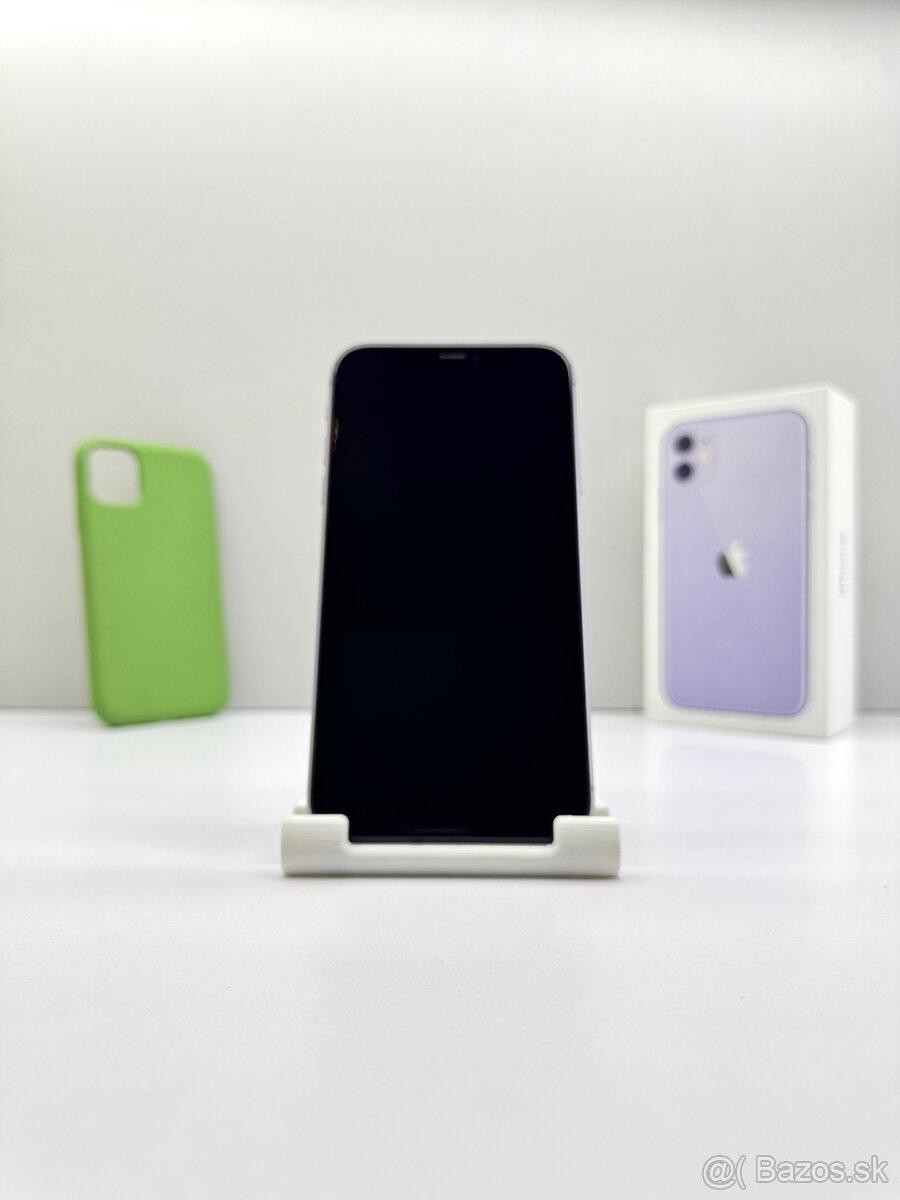 iPhone 11 PURPLE TOP STAV NOVÁ BATÉRIA 100% - 5