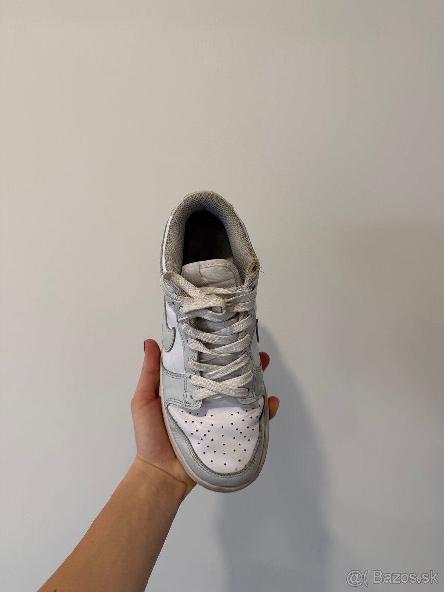 Nike dunk white/grey tenisky - 5