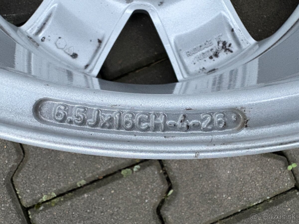 Hlinikové disky Citröen 16” - 5