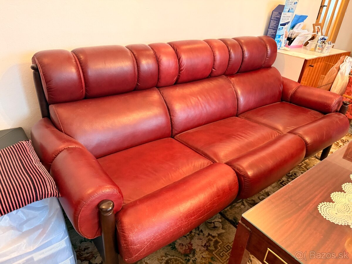 Kožená sedacia súprava - 5
