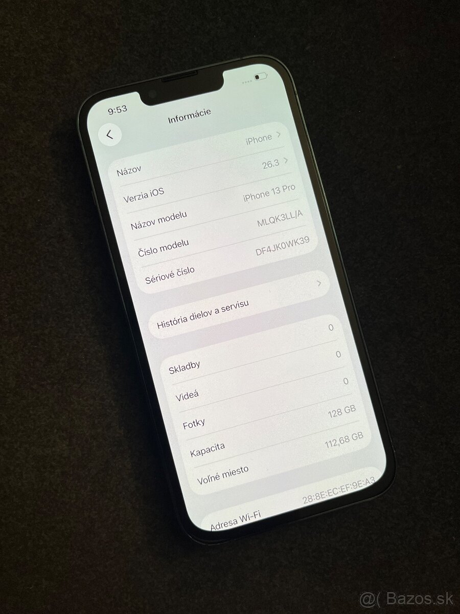 iPhone 13 pro 128GB Green - 100% batéria - 5