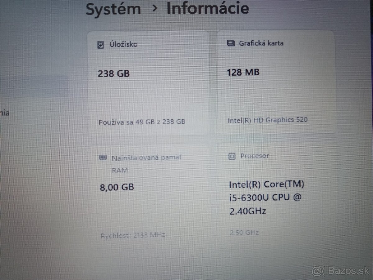 Lenovo thinkpad t470 ,Intel(R) Core™i5 ,8gb ram ,ssd ,Win 11 - 5