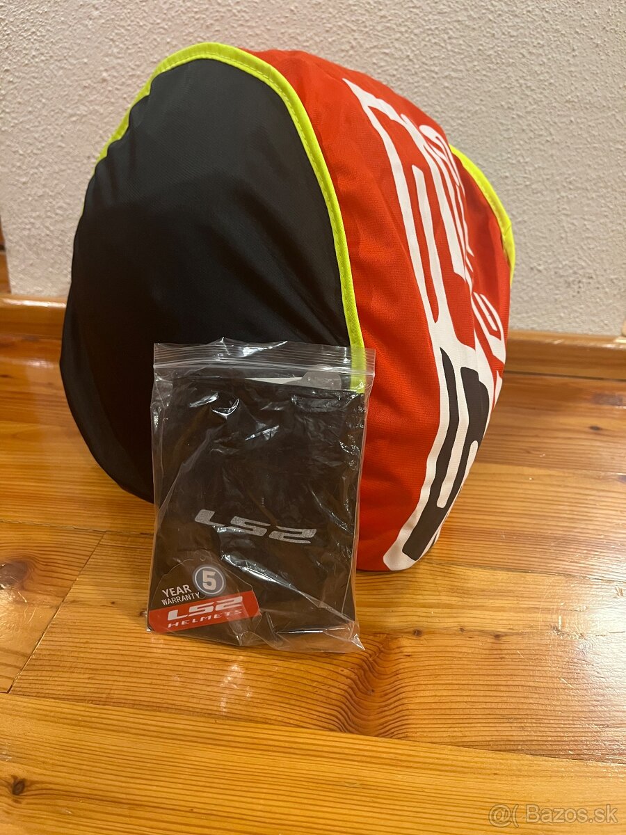 LS2 Challenger Fusion Blue/Red – veľkosť XL - 5