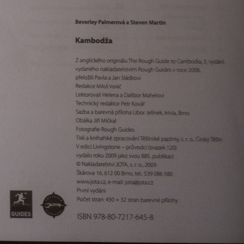 Kambodža - český turistický sprievodca Rough Guides - 5