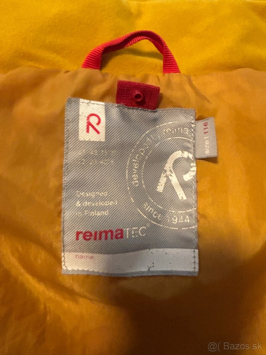 Reima detska bunda velkost 116 na prechodne obdobie - 5