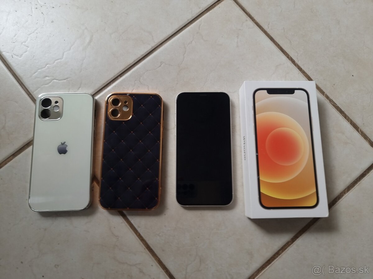 Iphone 12 WHITE 64GB s komplet prislusenstvom, original krab - 5