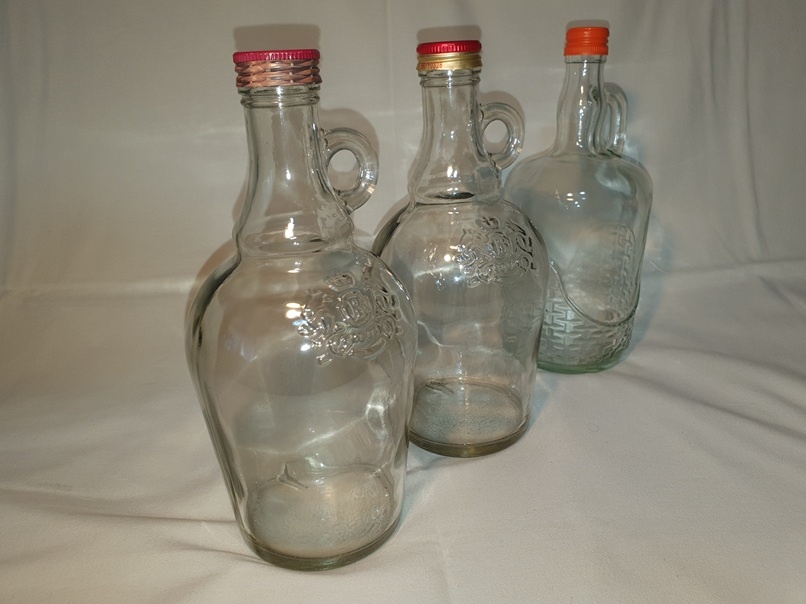 MALÝ DEMIŽÓN SKLENENÝ 1 L - 5