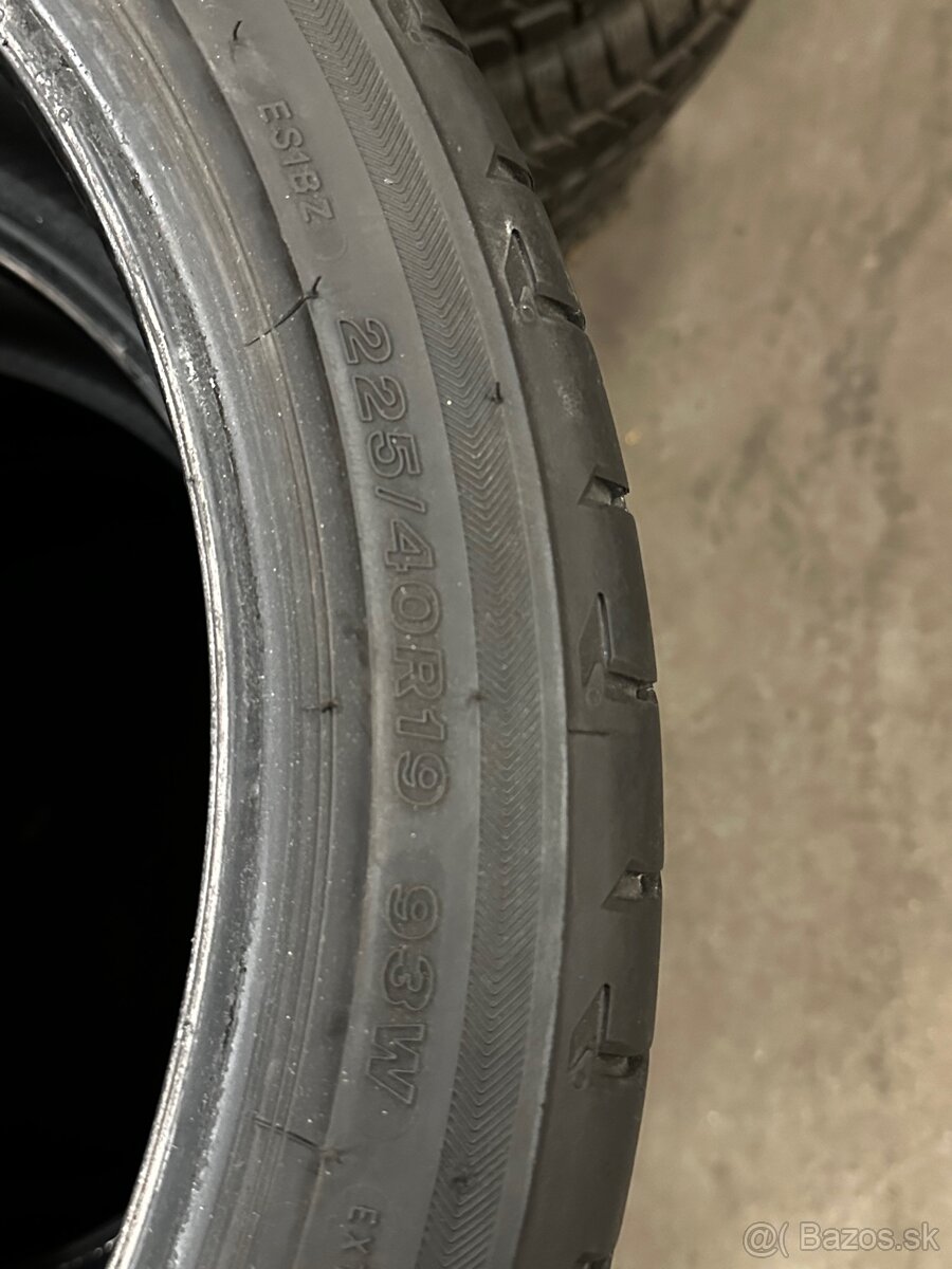 LETNÁ SADA 225/40 R19 BRIDGESTONE POTENZA - 5