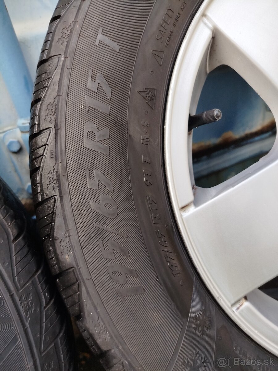 5x100 R15 195/65r15 zimné - 5
