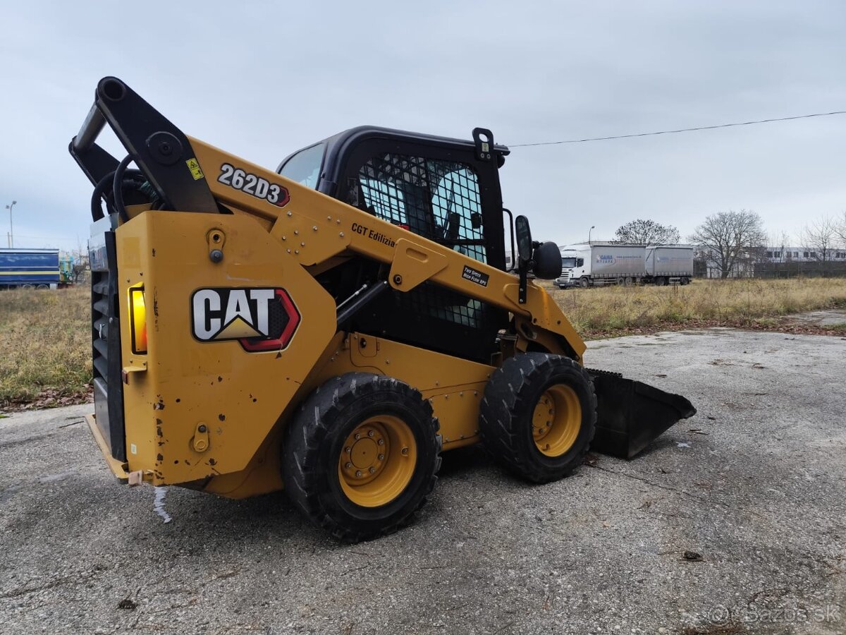 Nakladač CAT 262D3, posledný model. Plná výbava. ŠPZ. - 5
