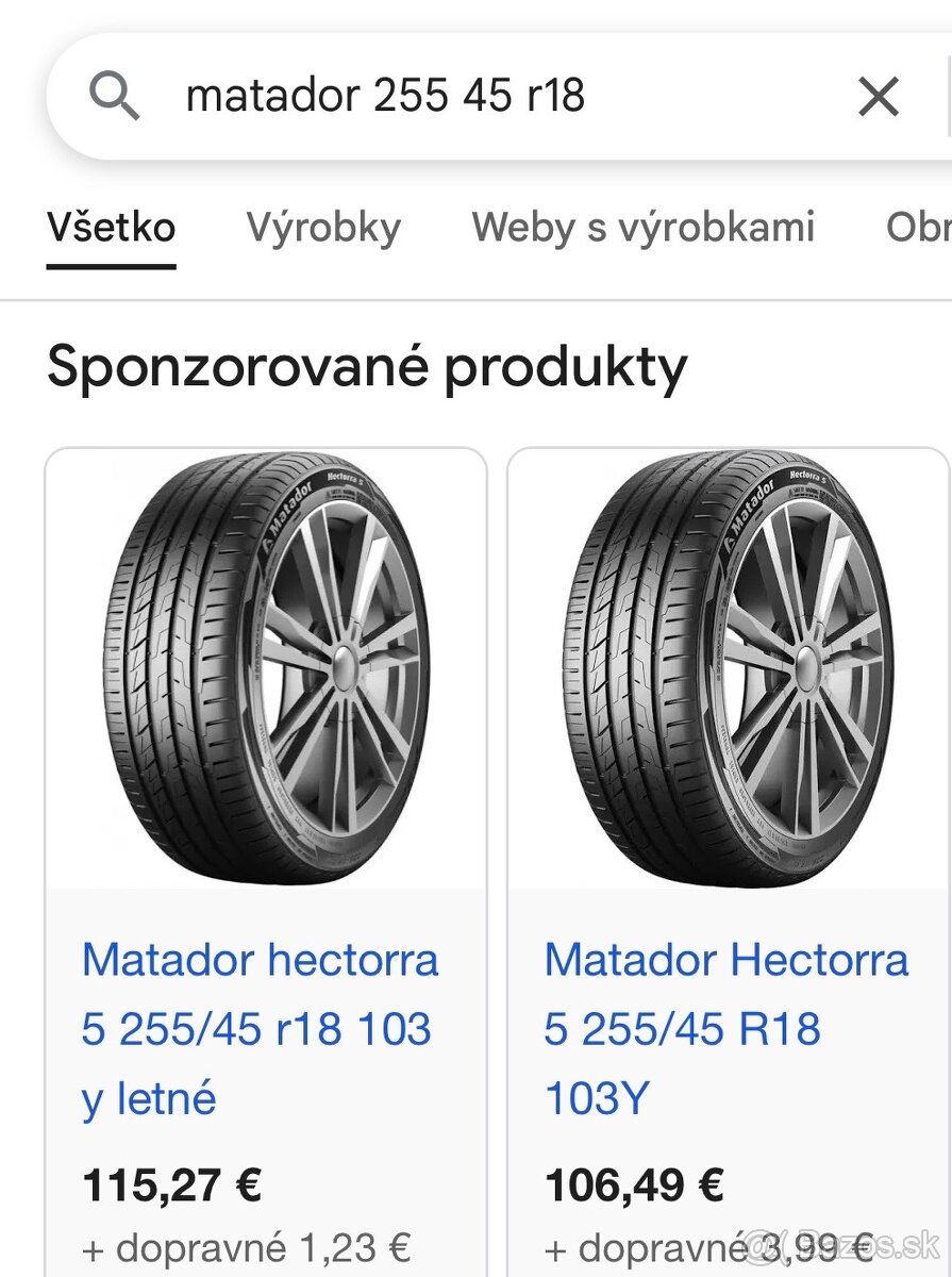 5x114,3 R18 nové pneu. - 5