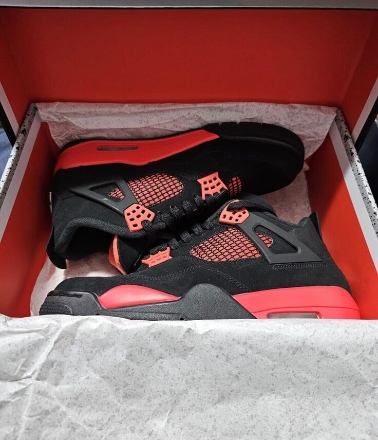 Jordan Retro 4 Military Red - 5