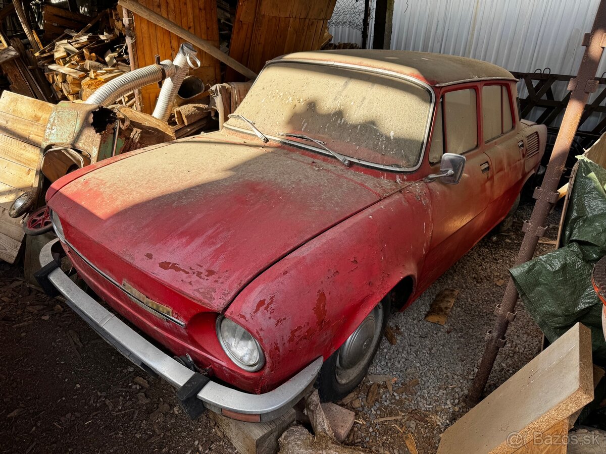 Škoda 100l rok vyroby 1975 s tp a spz - 5