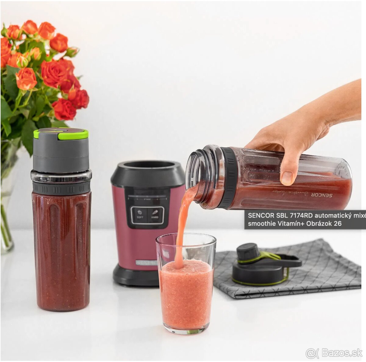 SENCOR SBL 7174RD automatický mixér na smoothie Vitamín+ - 5