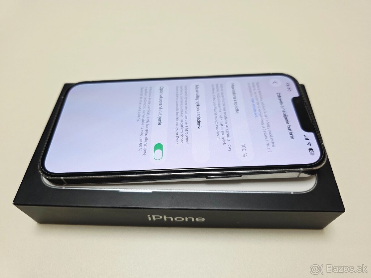 Apple iPhone 13 PRO 128GB SILVER,BATERKA 100% - 5