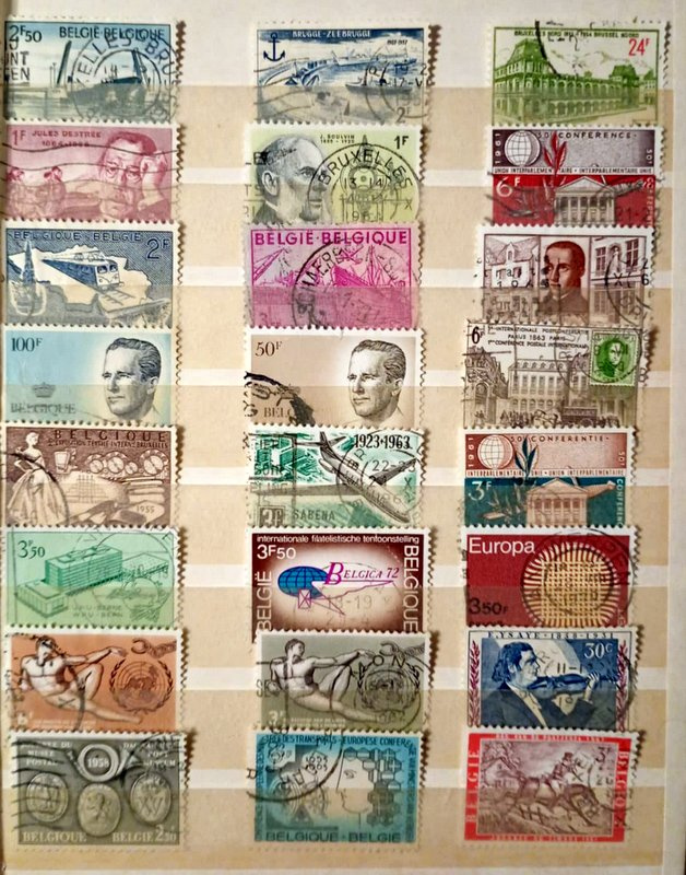 Predám poštové známky BELGICKA - 5