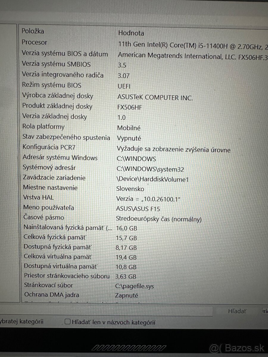 ASUS TUF GAMING FX506H - 5