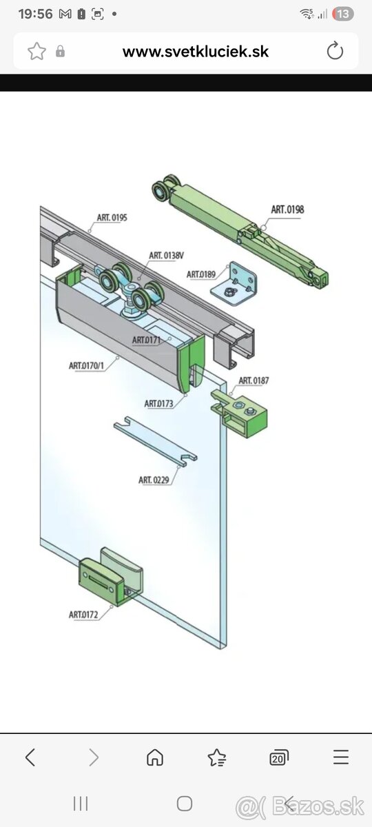 Hlinikovy ram pre sklenene dvere - 5