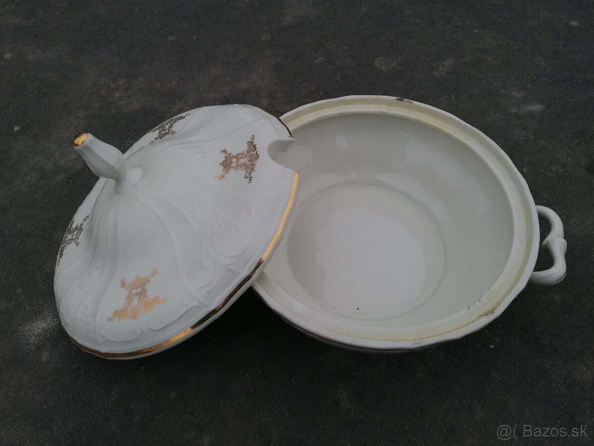Predám porcelánová polievková misa - 5