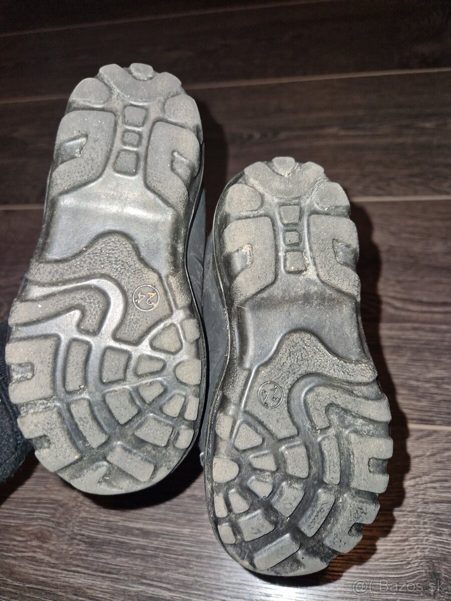 Zimné detské softshelove topánky - 5