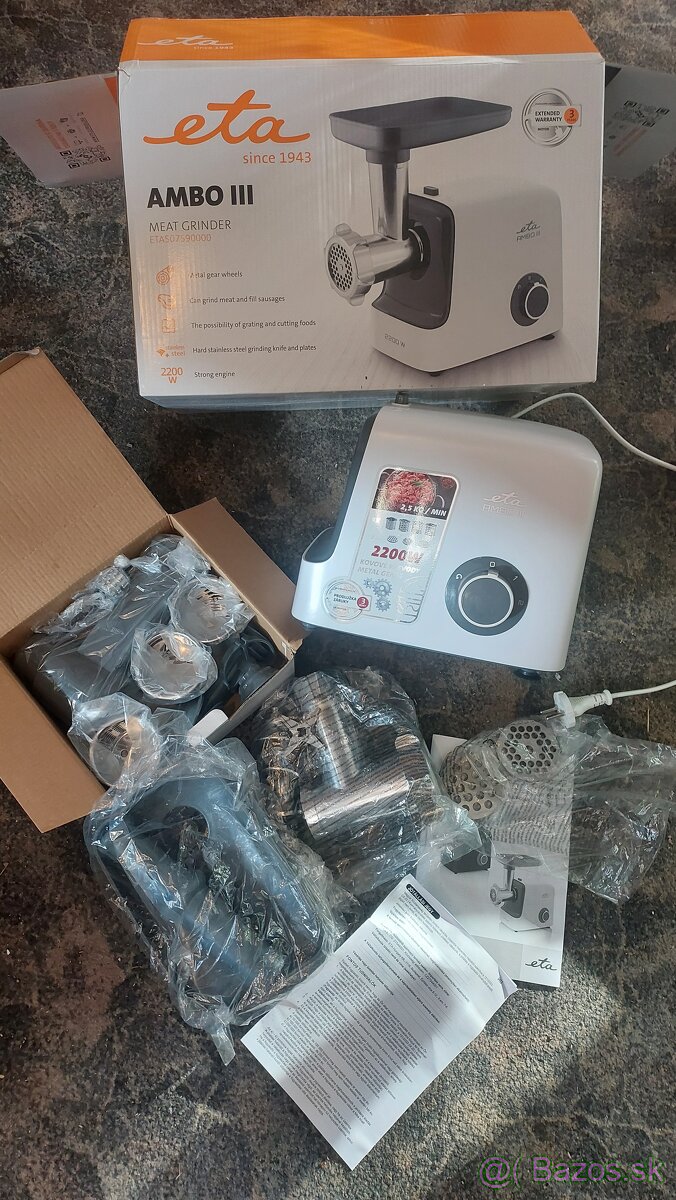 Eta Ambo 3 mlynček na mäso a výrobky - 5