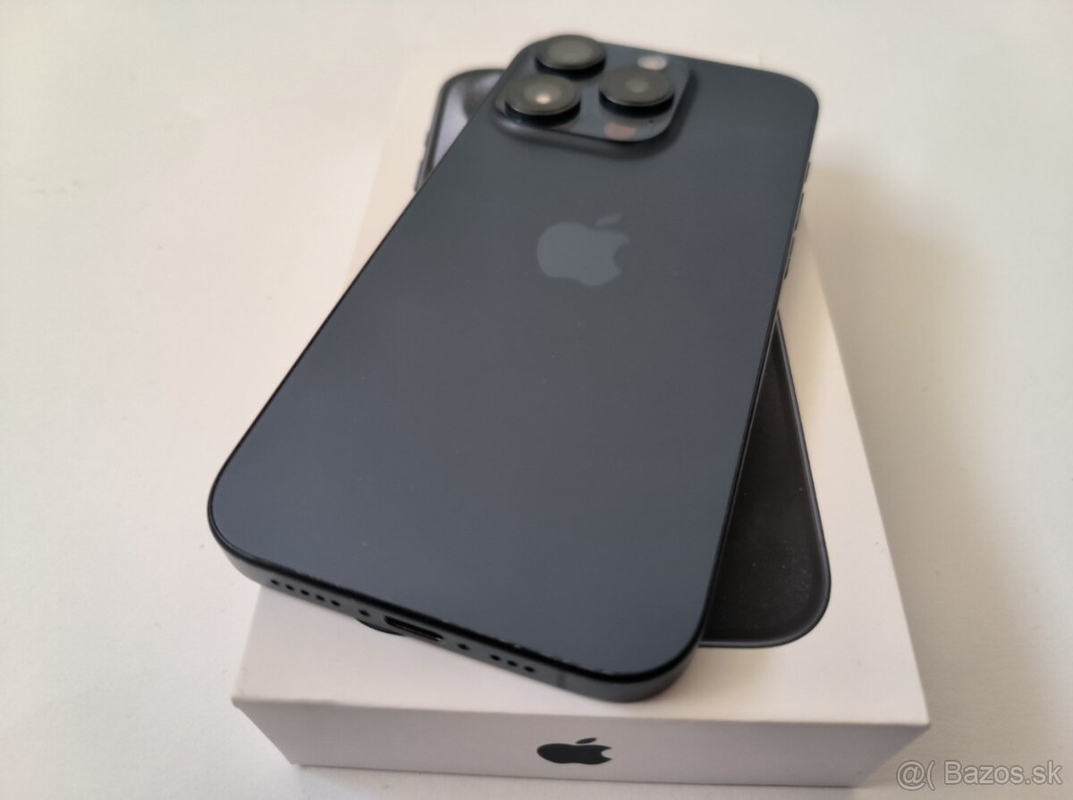 apple iphone 15 PRO 128gb Blue Titanium / Batéria 87% - 5