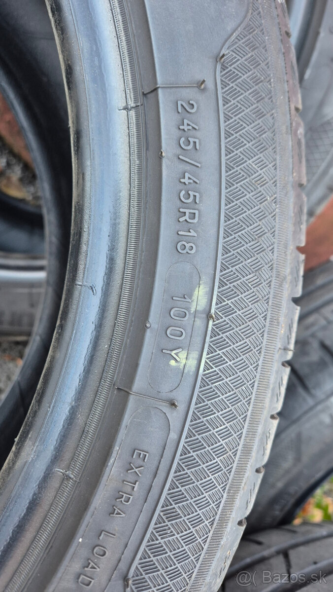 Predám letné pneumatiky 245/45 R18 – 4 ks - 5