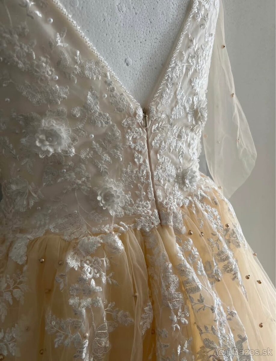 NOVÉ svadobné šaty predám - 5