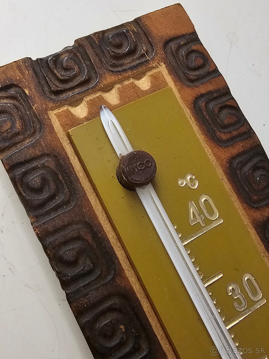 Teplomet Ortutovy ..Retro vintage material drevo - 5