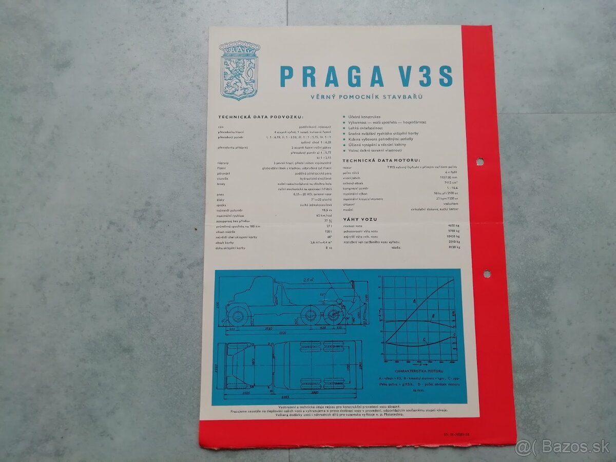 Originální prospekty Praga k zarámování - 5