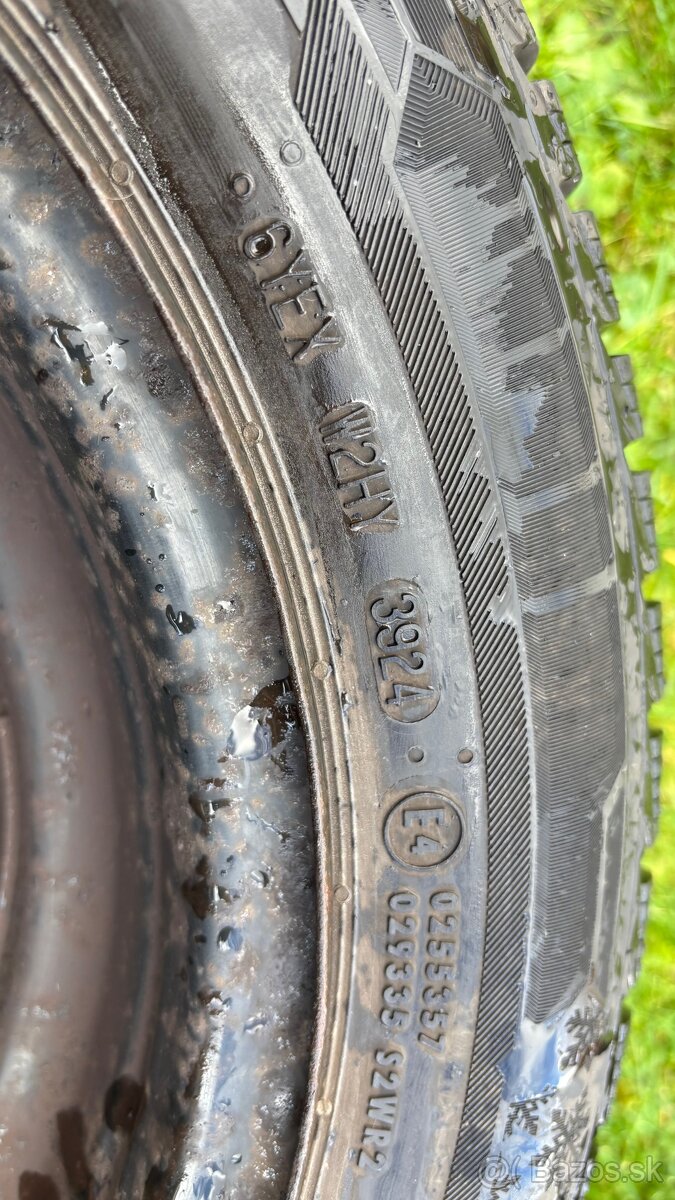 Zimné kolesá 14" zánovné, Barum Polaris 5 - 5