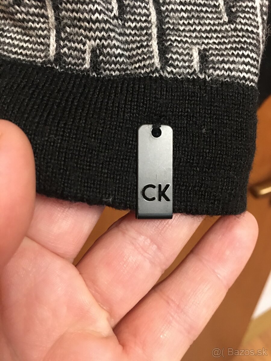 CALVIN KLEIN originál merino damsky svetrik S/M - 5