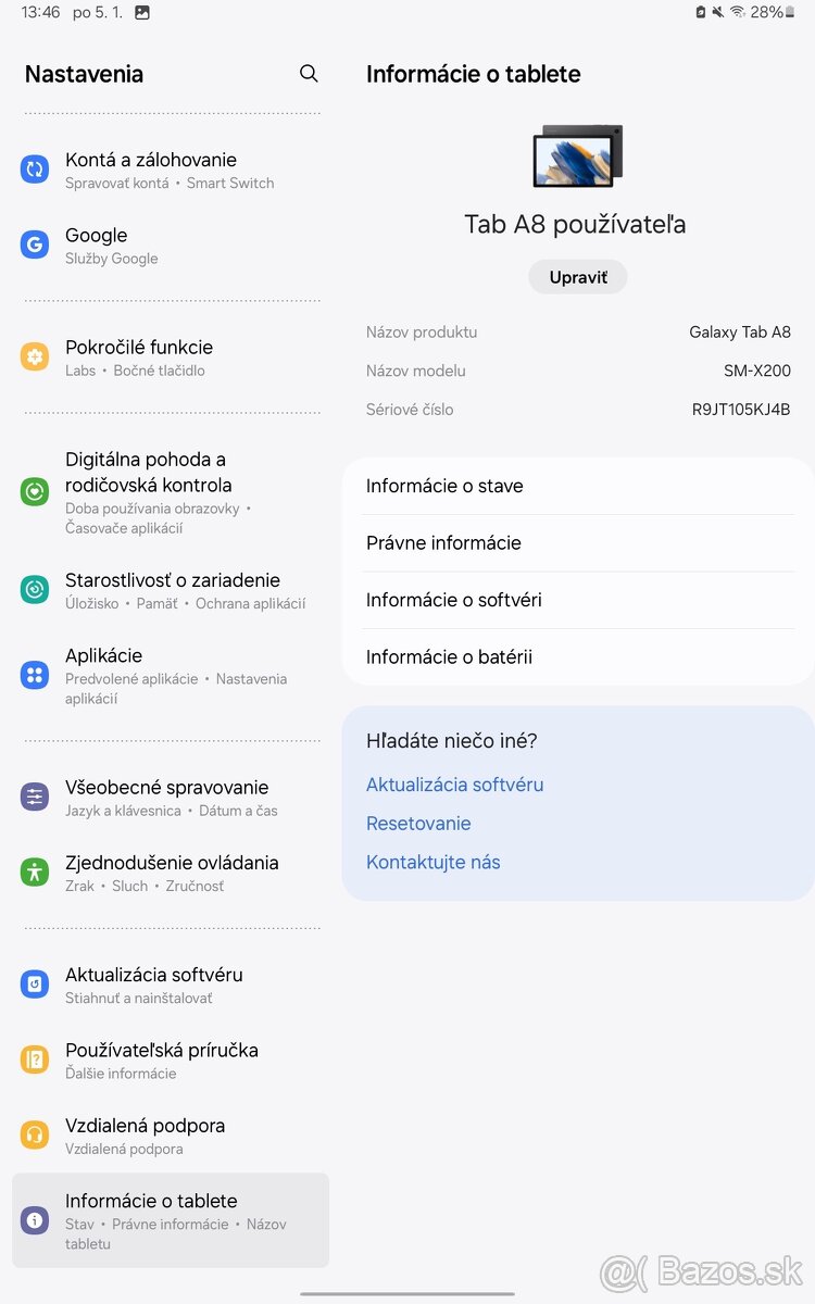 Samsung Galaxy Tab A8 wifi - 5