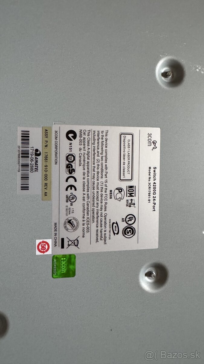 Switch 3COM 4200G 24-Port - 5