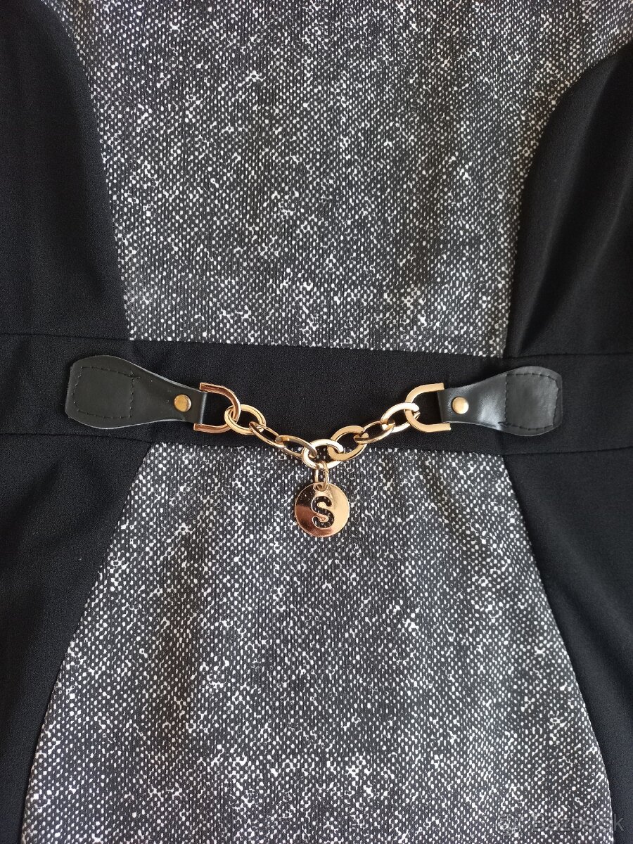 Šaty dámske čierne krátke - 5