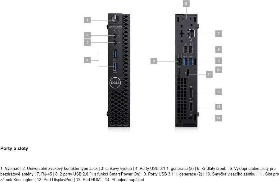 Dell OptiPlex 3060 (MFF) - Windows 11 - super stav + záruka - 5