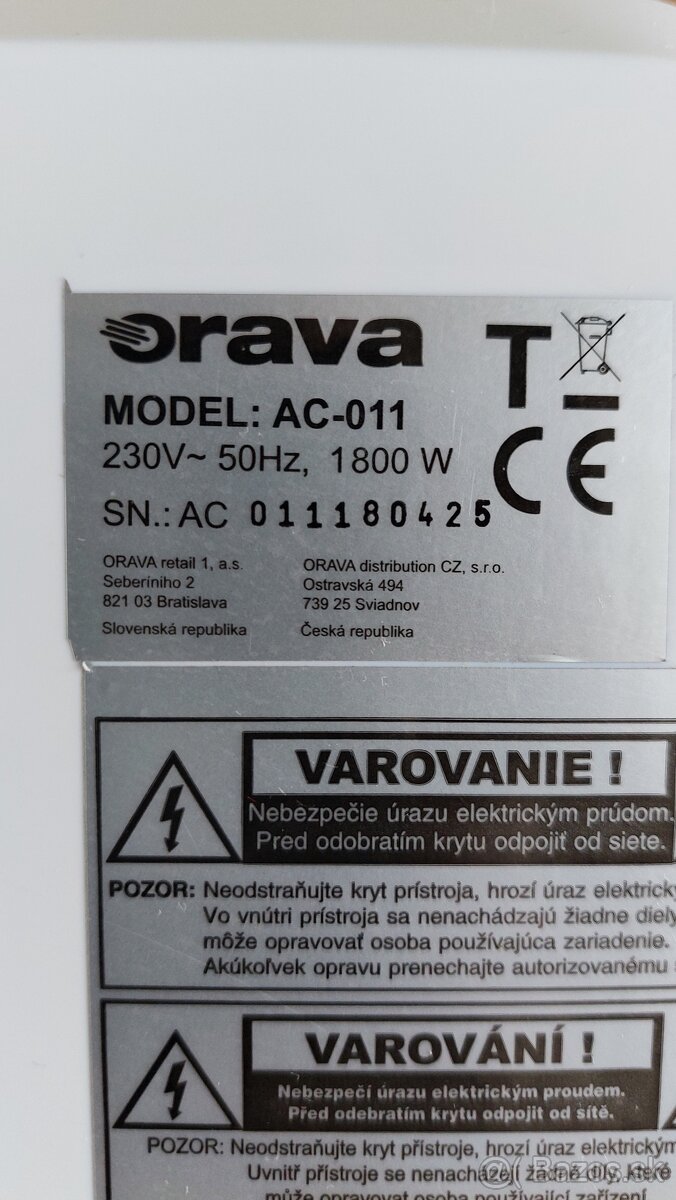 Ohrievač, chladič - 5