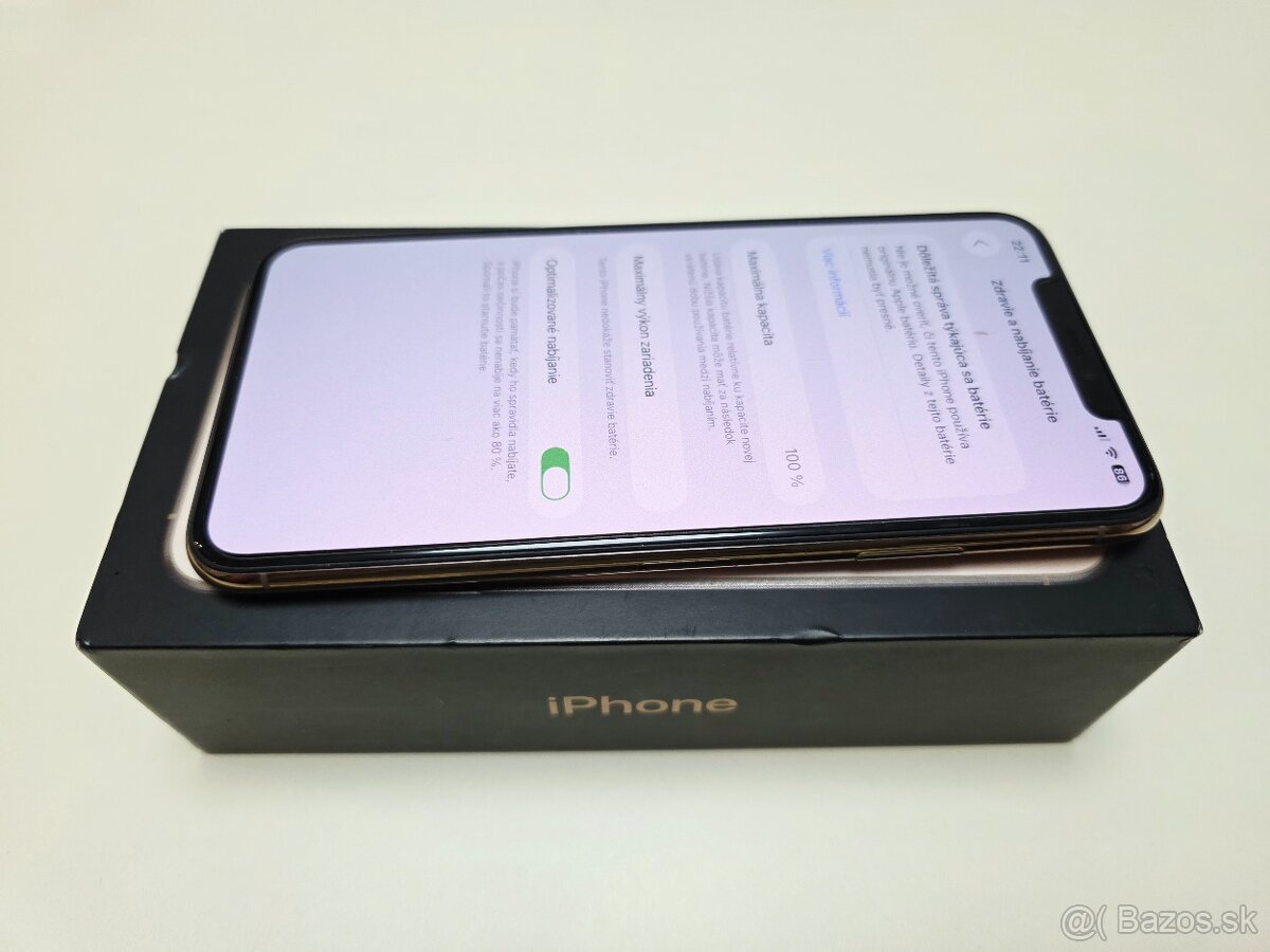 APPLE IPHONE 11 PRO MAX GOLD 64GB,ZDRAVIE BATERKY 100% - 5