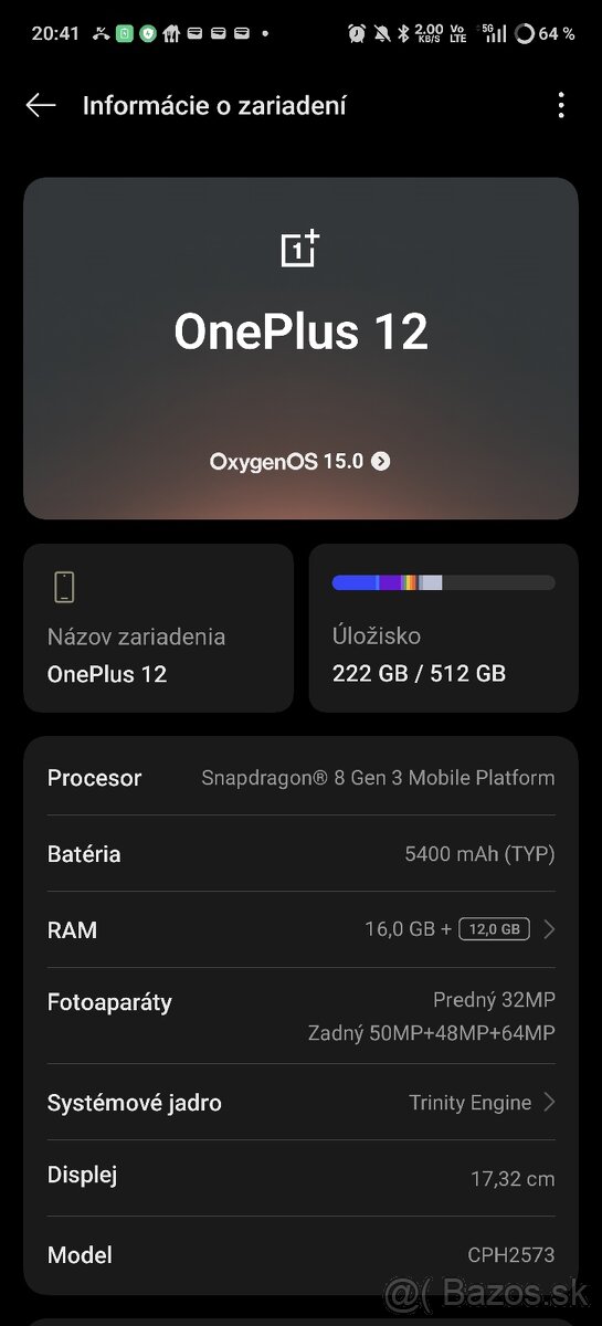 Predám OnePlus 12 512gb - 5