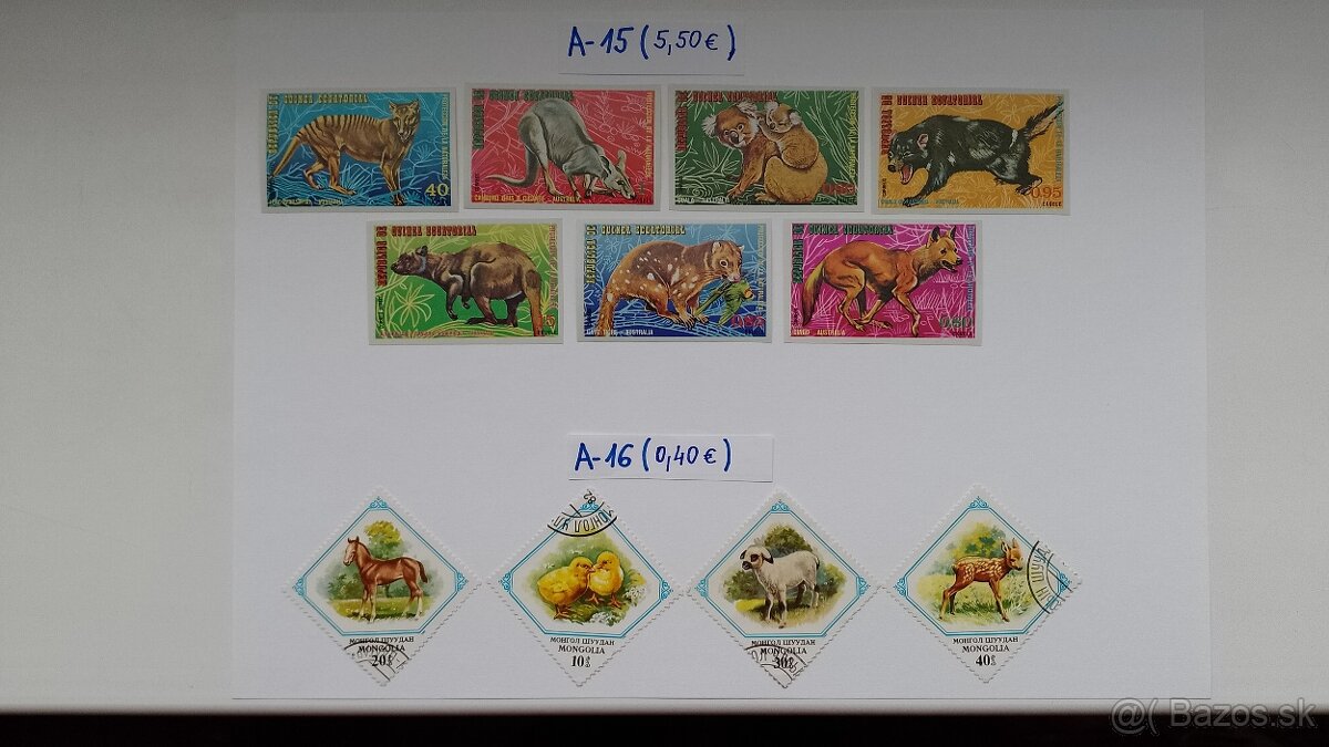 Poštové známky - 5