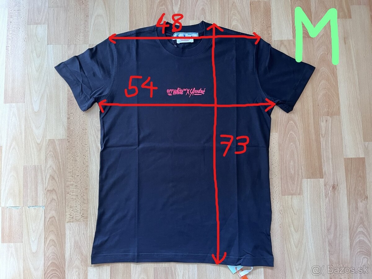 Tričko OffWhite x André čierne M - 5