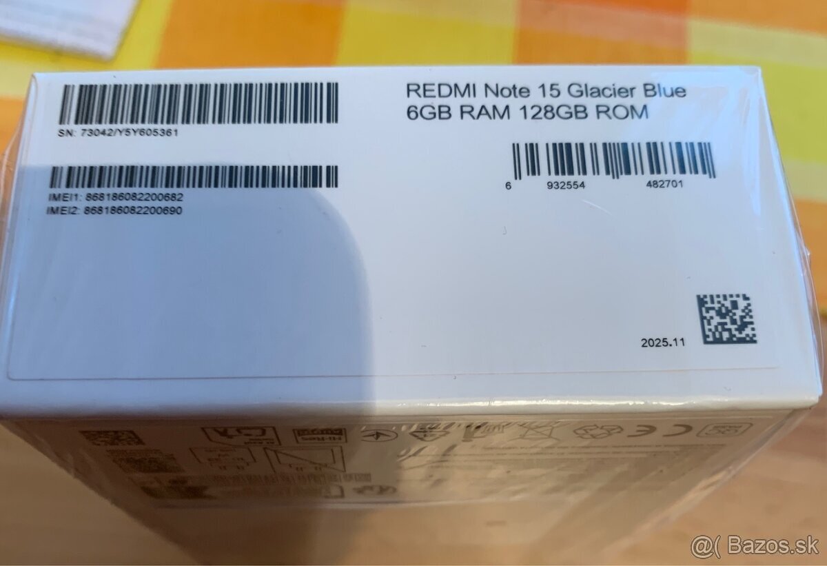 Xiaomi Redmi Note 15 128GB blue nový - 5