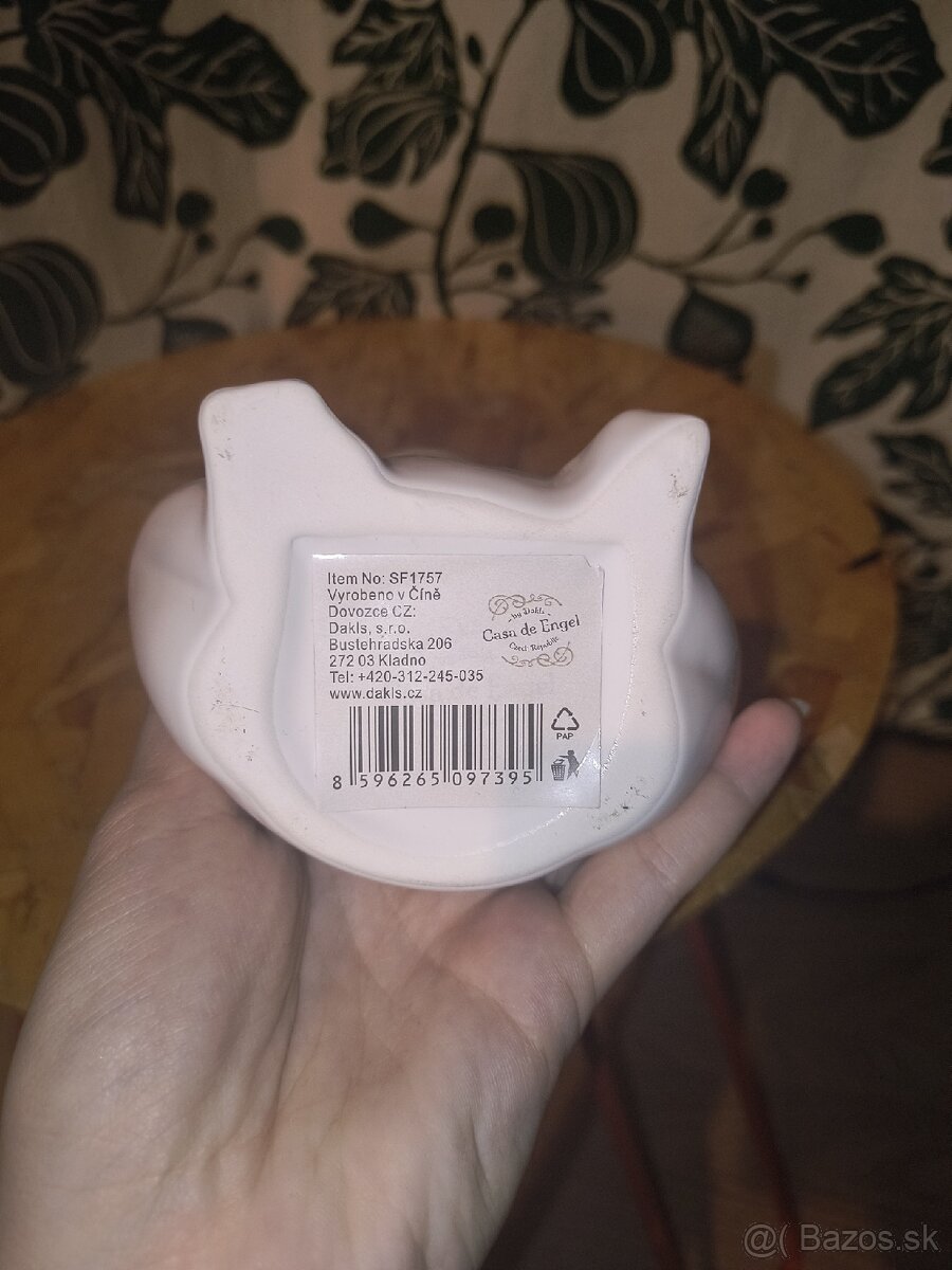 Biela aromalampa žaba - 5