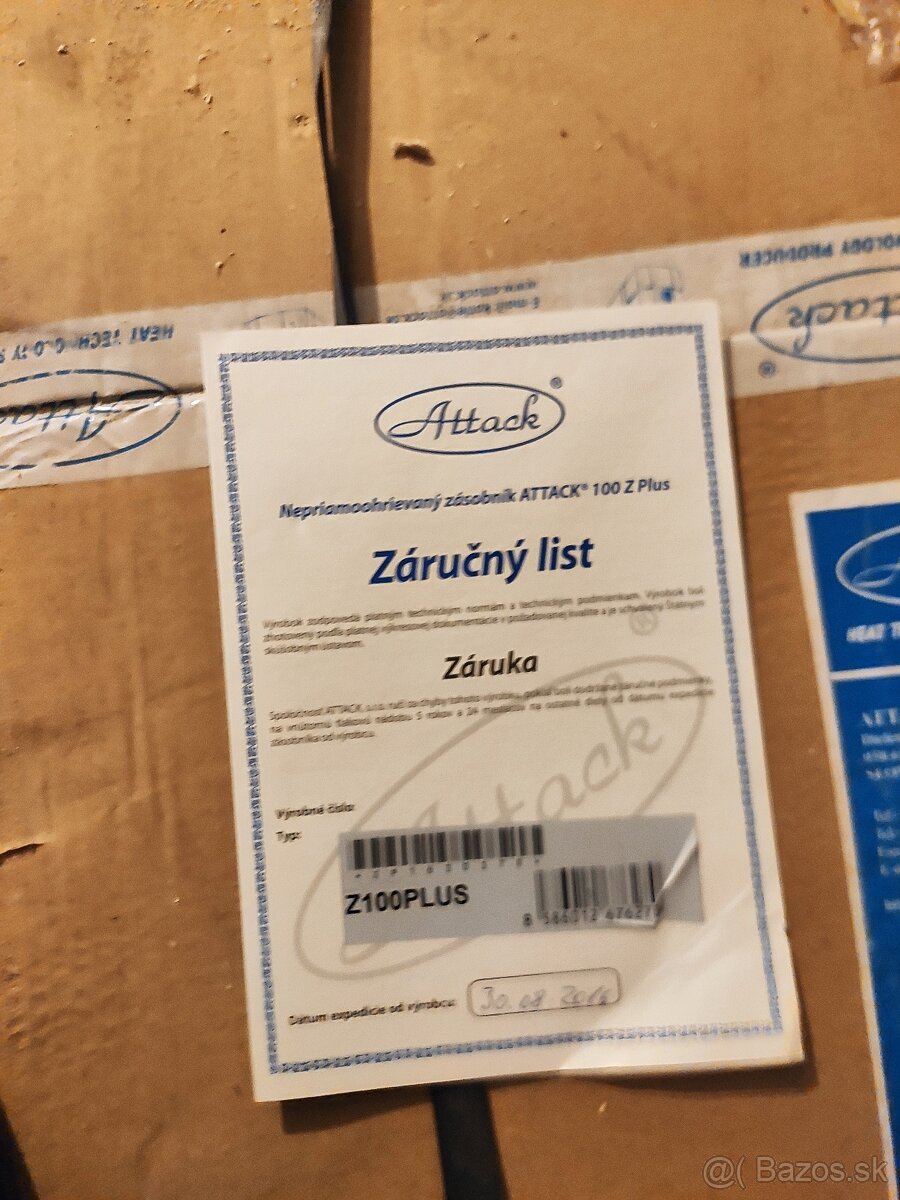 Nový zásobník na teplú vodu Attack 100 Plus - 5