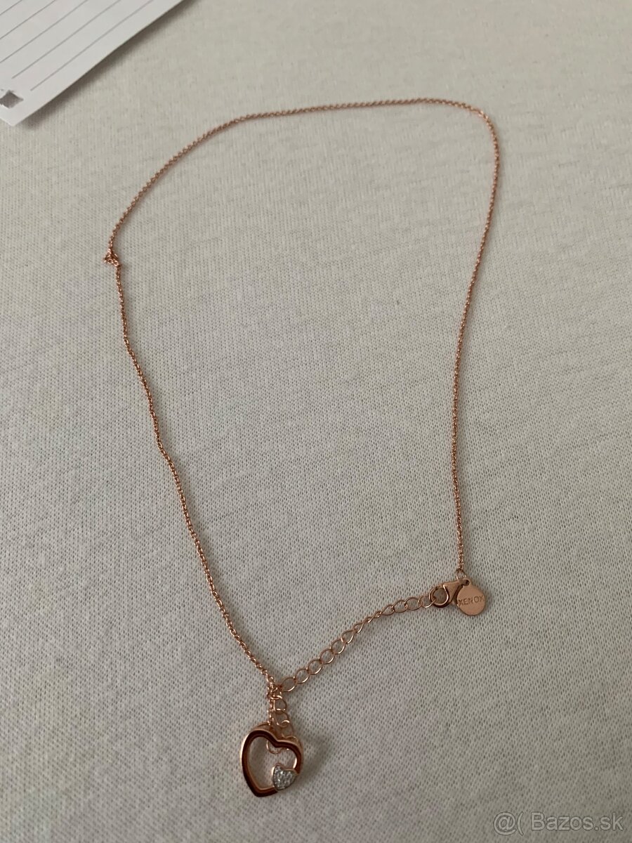 Originálne náušnice Esprit, náramok S.Oliver a retiazka - 5